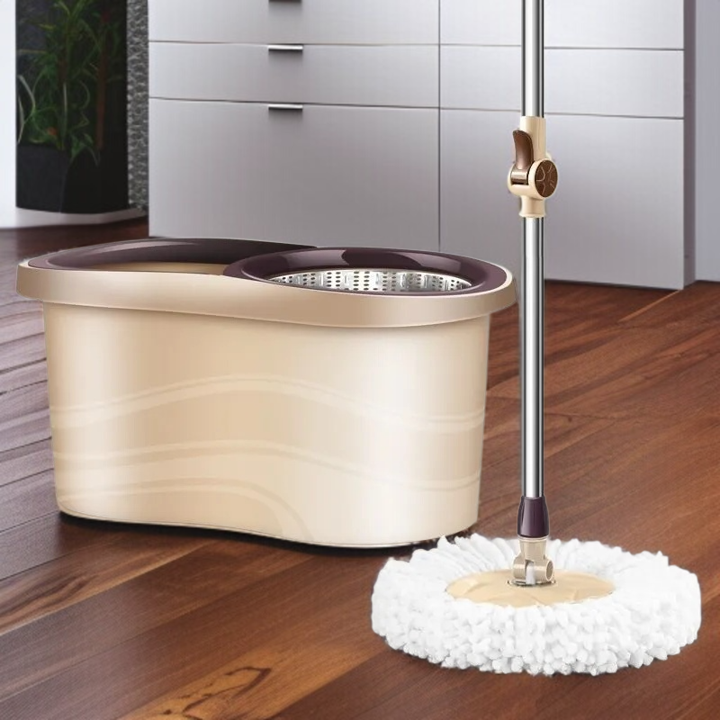 가정용 원터치 전자동 회전 밀대 손세탁 밀대통 게으름뱅이 밀대통 탈수 세트