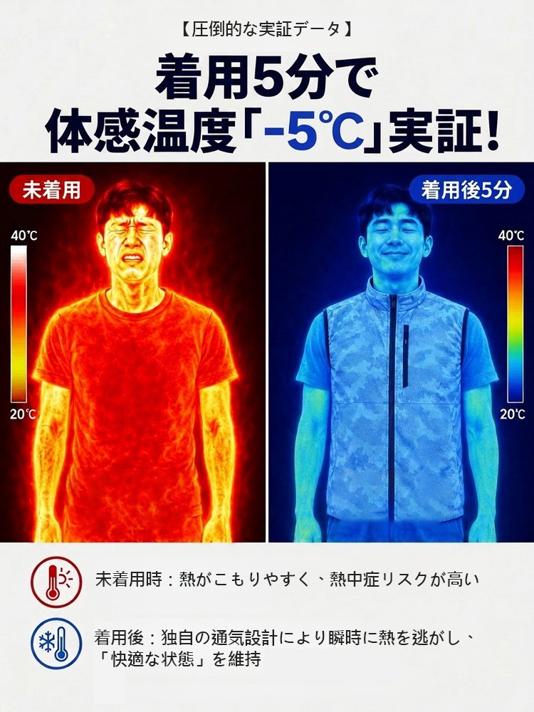 【1秒冷感】空調服