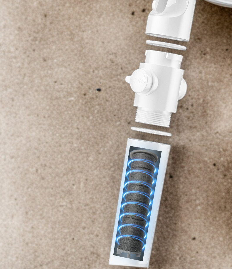 Ducha Boost generando chorro de agua potente