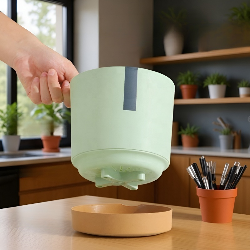 Doniczki plastikowe do kwiatów w pomieszczeniach