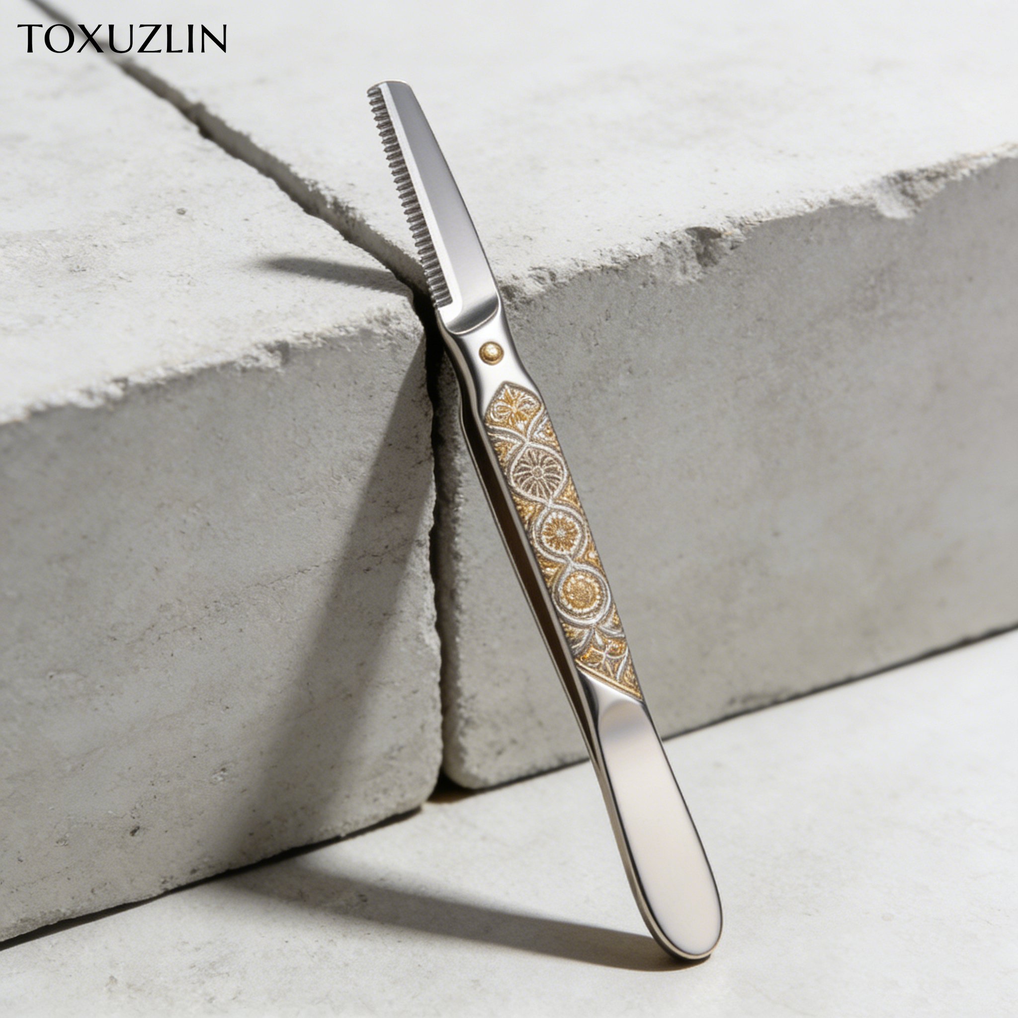 ชุดอุปกรณ์ตัดแต่งคิ้วสำหรับมือใหม่ (4 ชิ้น) - ป้องกันรอยขีดข่วน