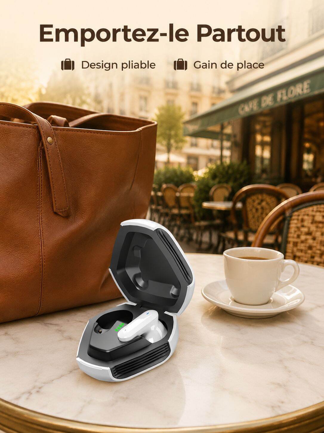 Casque Bluetooth à Réduction de Bruit