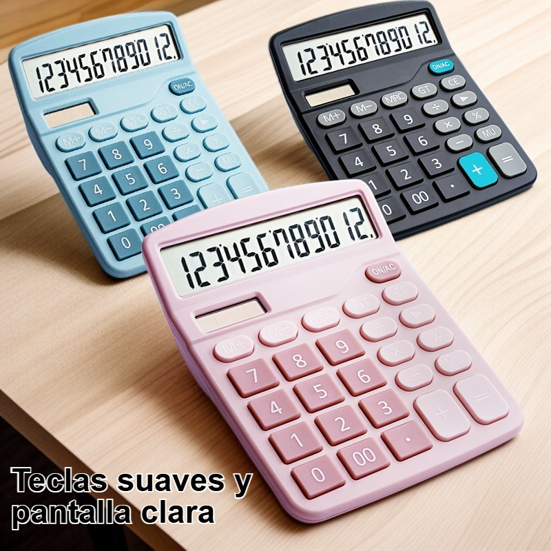 Calculadora portátil de estilo coreano para estudiantes.