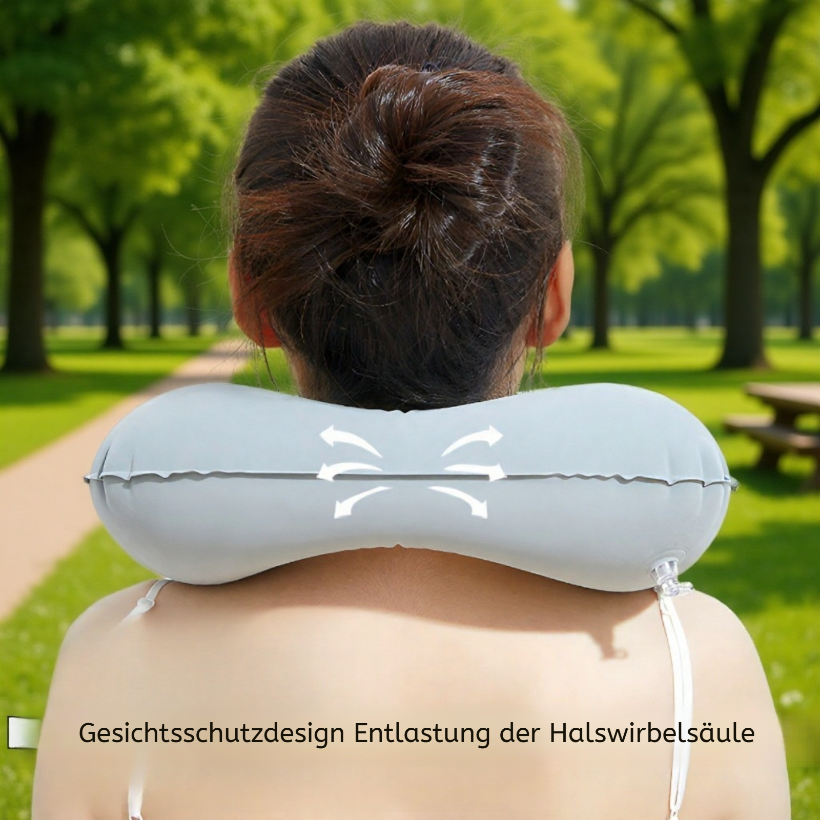 Ergonomisches Reisekissen für Nacken- und Kopfstütze