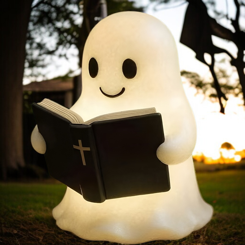 귀여운 유령 디자인의 야광등
