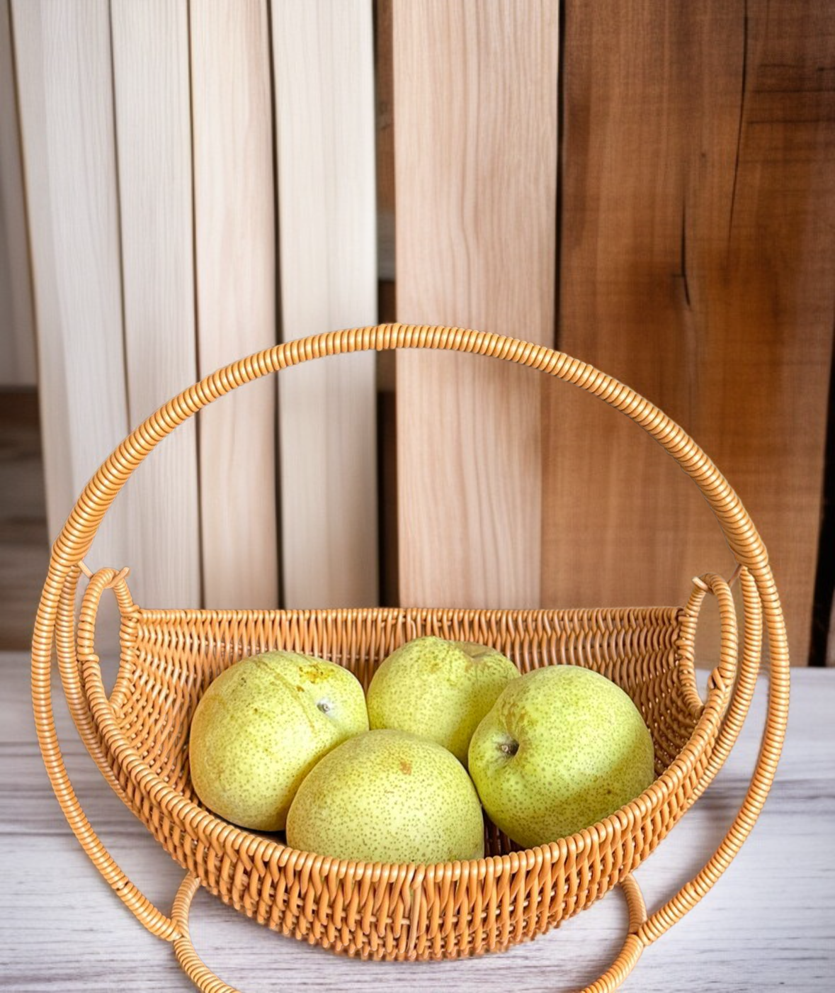 Decorative basket for fruits and vegetables