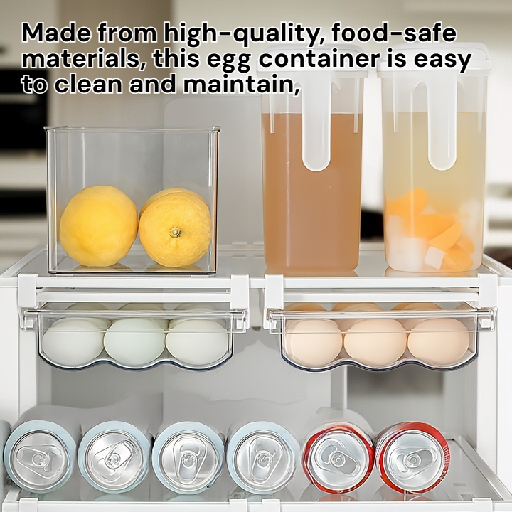 Refrigerator Drawer Egg Tray, Egg Storage Box, Kitchen Fresh Egg Rack