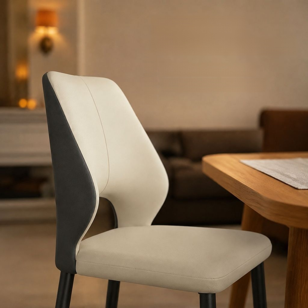 Nordic Modern Hollow Back Dining Chair Luxury Home Restaurant Leisure Chair