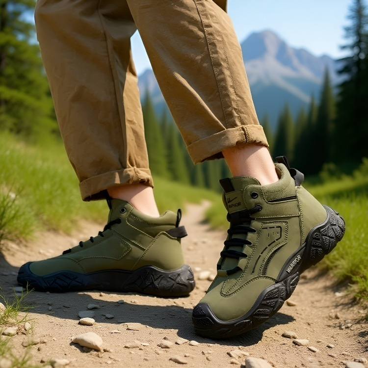 등산 아웃도어 워커 털부츠 미끄럼 방지 하이탑 카고화