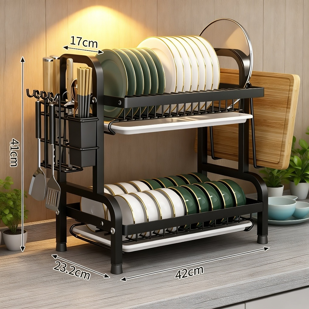 ชั้นวางสำหรับวางจานชามในครัว