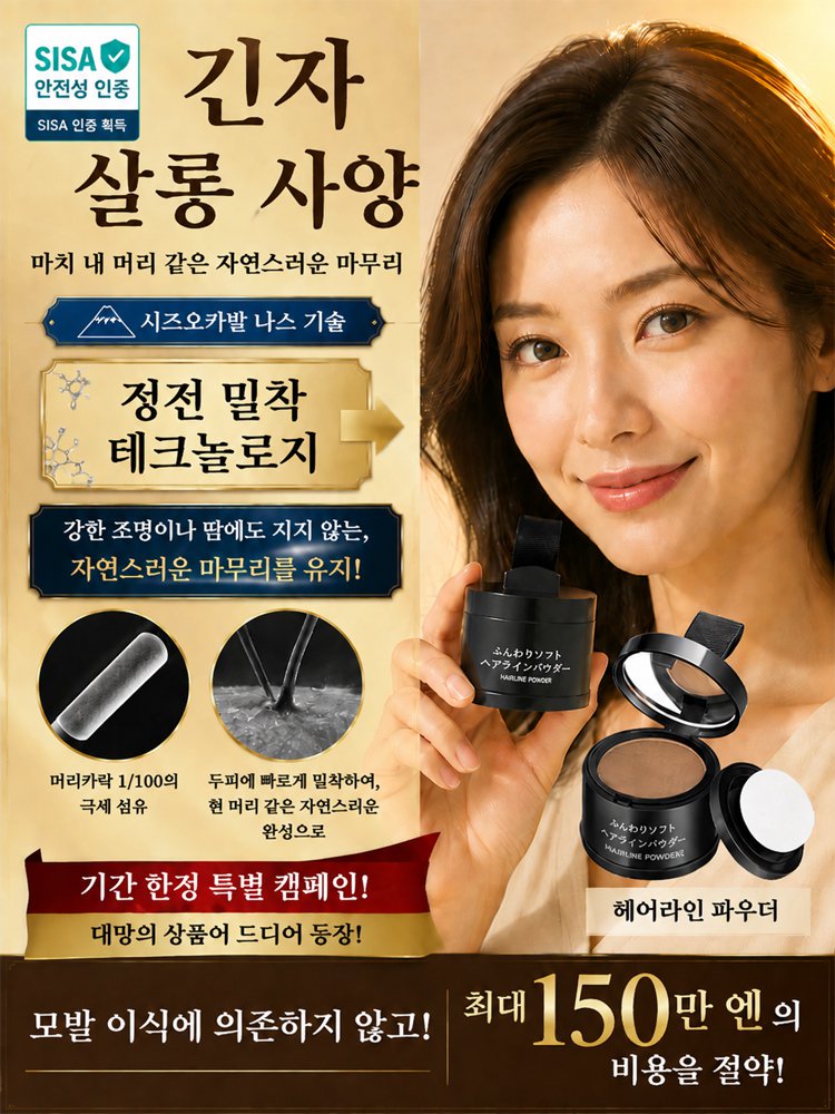 [TK 인기 상품] 방수 헤어 교체 및 스타일링 도구