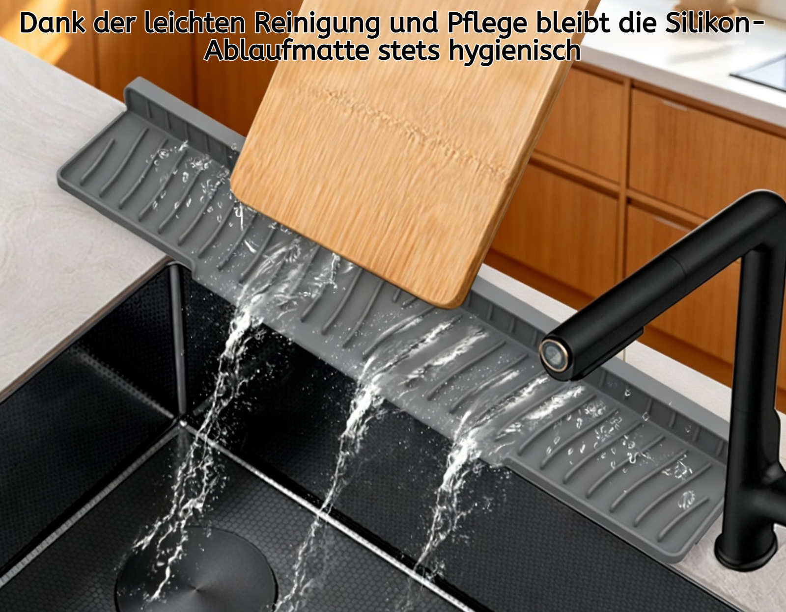 Rutschfeste Silikonmatte für Poolplattform