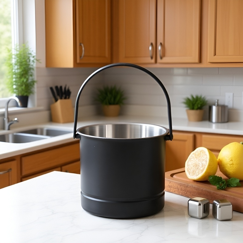 Cubo de hielo de acero inoxidable