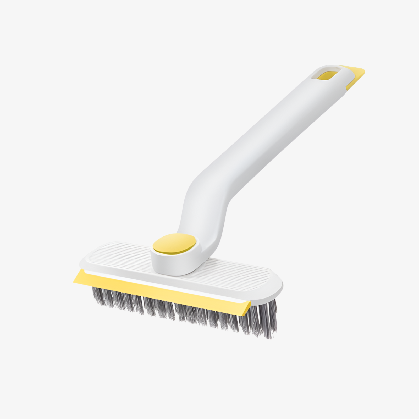 Efficient cleaning brush for grout and gaps