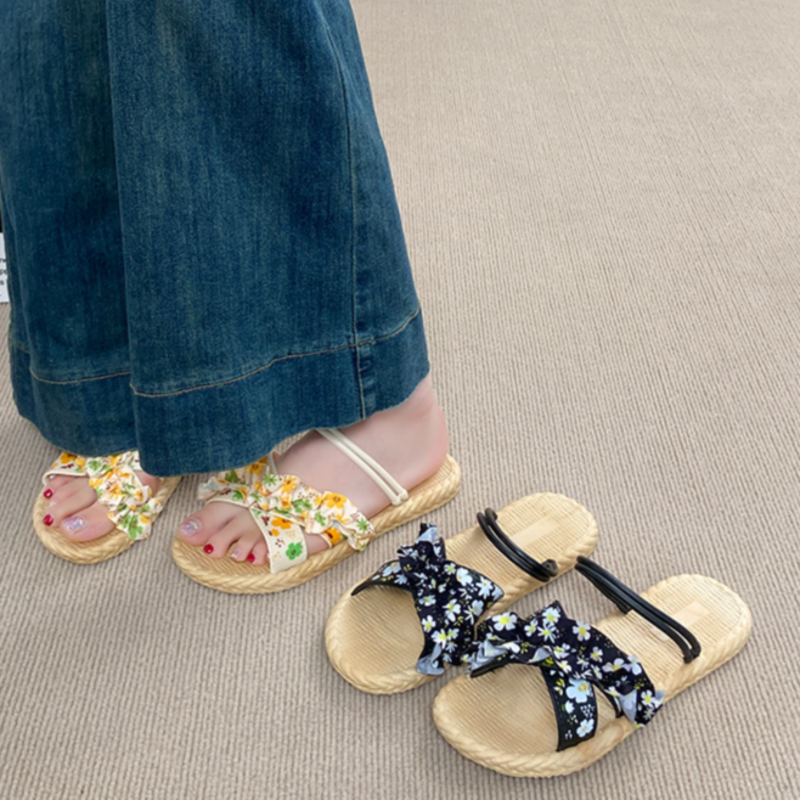 Floral Home Slippers
