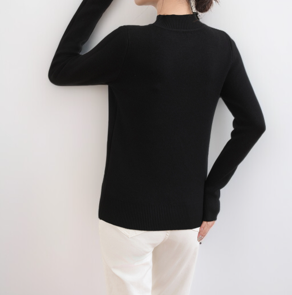 防寒性抜群のレディース厚手セーター