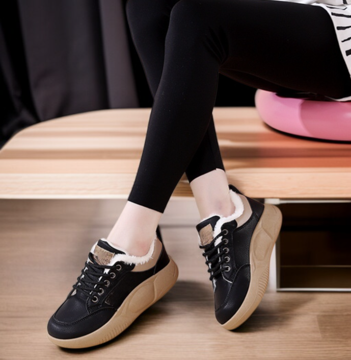 加絨加厚運動鞋女多角度展示