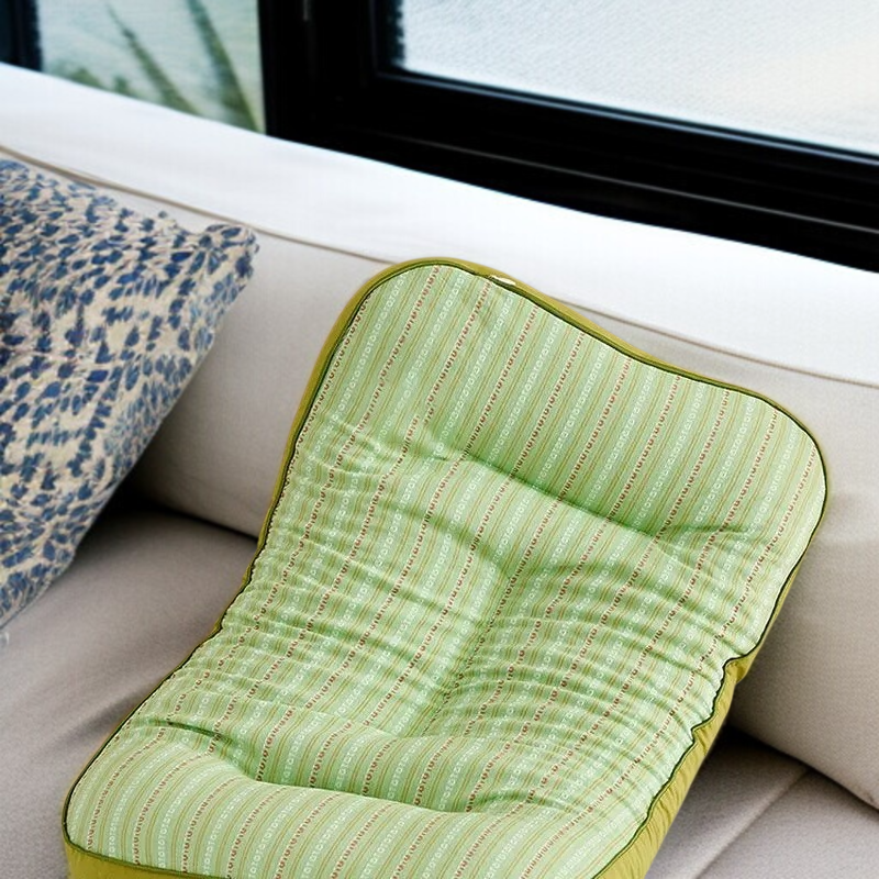 분할 탈부착식 메밀껍질 베개 순면 코트 목 베개 수면 베개 베개