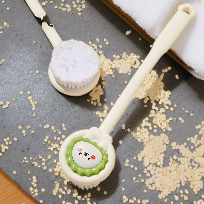 Babyrücken-Reinigungsbürste, Kinder-Badebürste, weiche Borsten