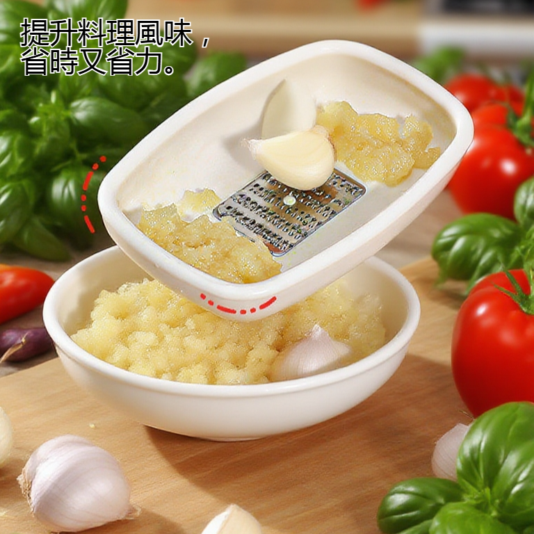 蒜泥生薑研磨器使用示範