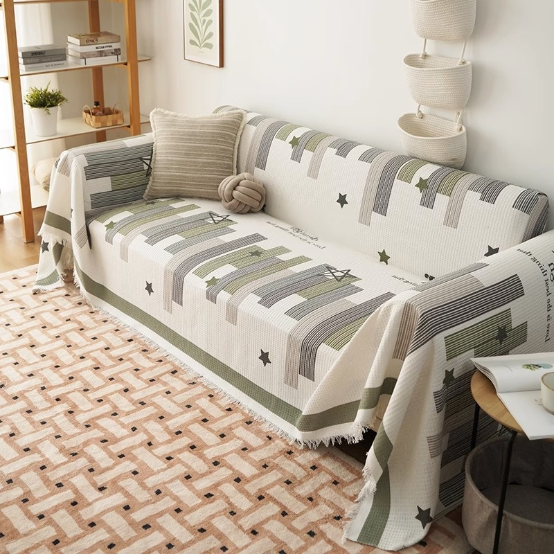 Nordic-Style Sofa Throw