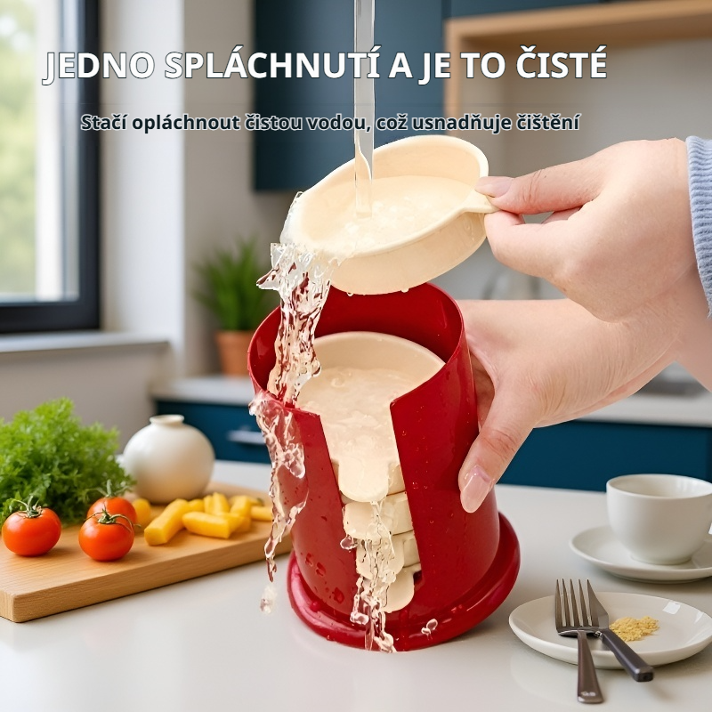  Barevná dopaminová miska na koření a omáčku s víkem 