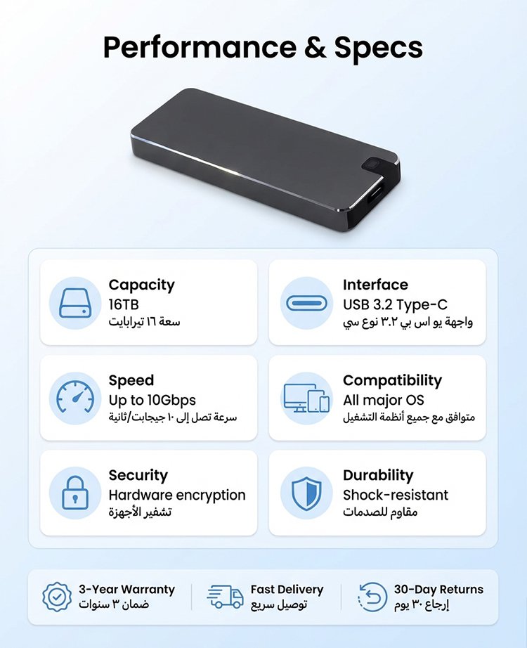 محرك أقراص الحالة الصلبة المحمول