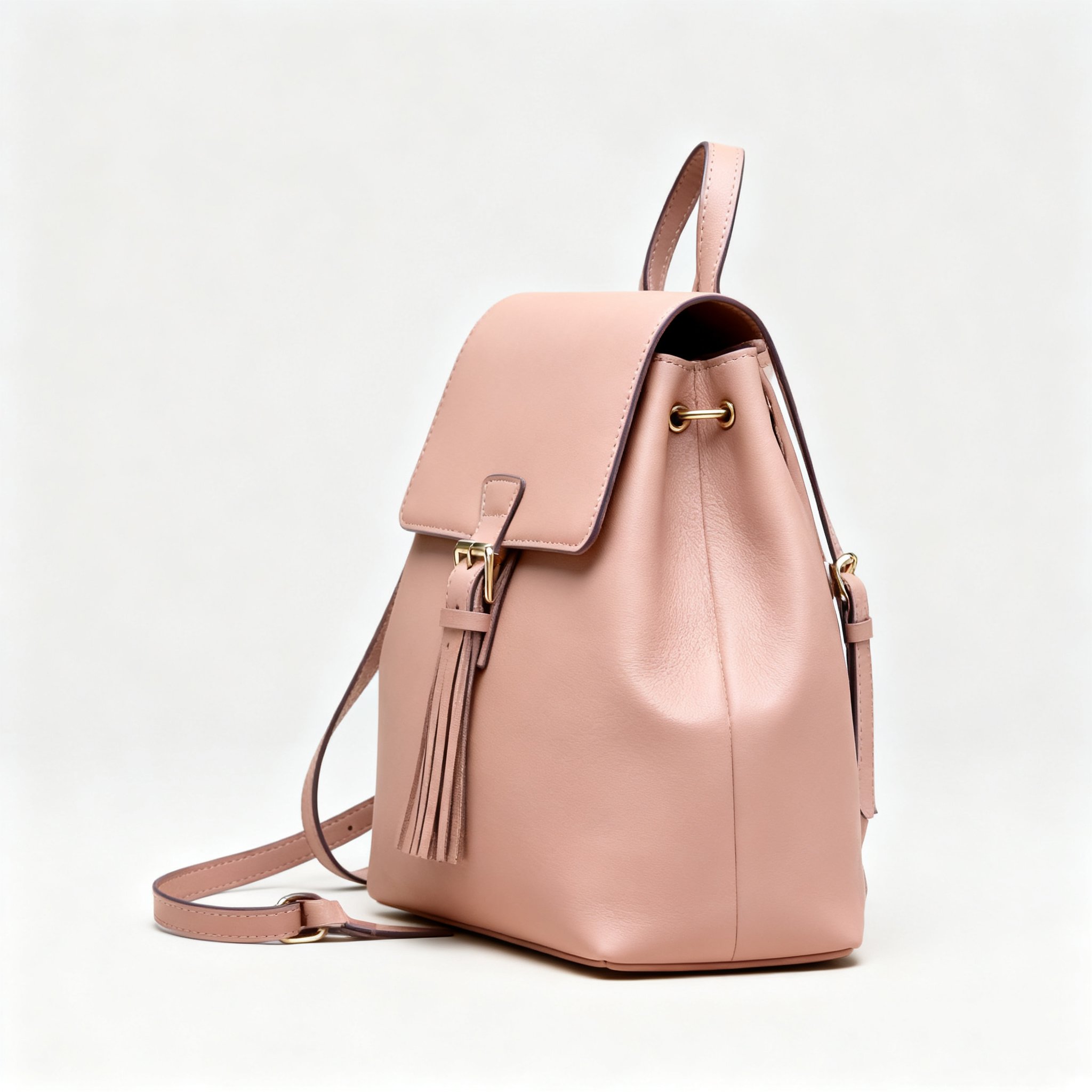 กระเป๋าแบ็คแพ็คสีชมพูดีไซน์ทันสมัย