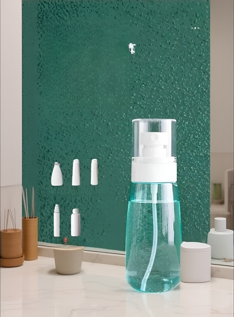 Compact sanitizer spray bottle for purse