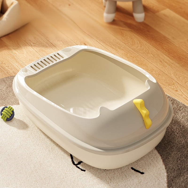 Splashproof Semiclosed Cat Litter Box