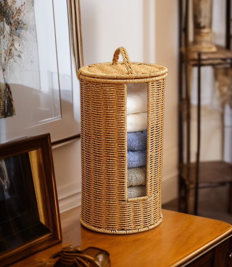 실내 인테리어에 어울리는 등나무 광주리