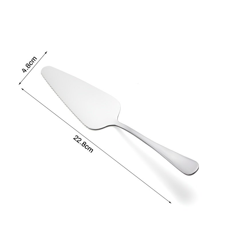 อุปกรณ์ตักพิซซ่าและเค้กสแตนเลส สำหรับใช้ในบ้าน ตัดชีสและครีม เครื่องมือเบเกอรี่ในครัว