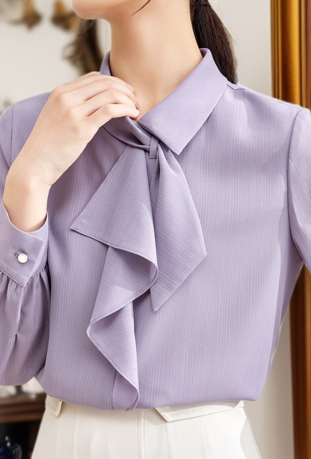 輕盈舒適雪紡材質示意