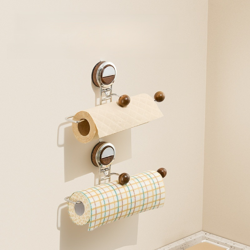 Suction-Cup Towel and Tissue Holder
