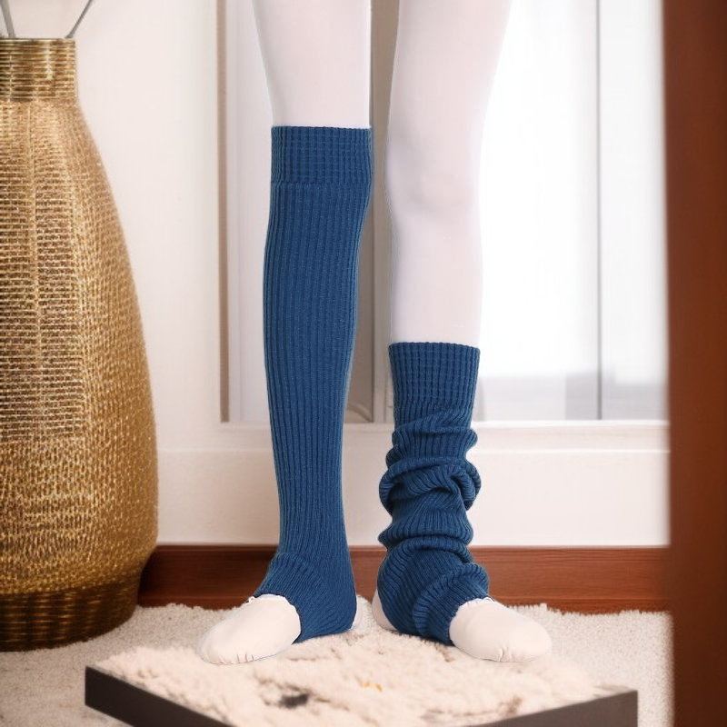 성인용 니트 보온 스타킹 요가 댄스 발레 레그워머
