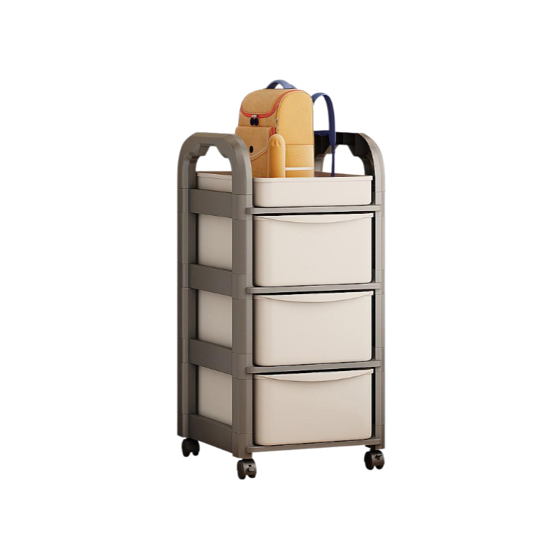 책상 아래 바퀴 달린 책 수납함