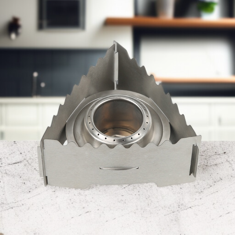 携帯型アルコールストーブ 防風設計 キャンプ・登山用