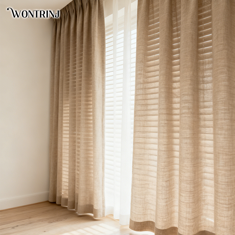 ผ้าม่านสองชิ้นสำหรับบ้าน