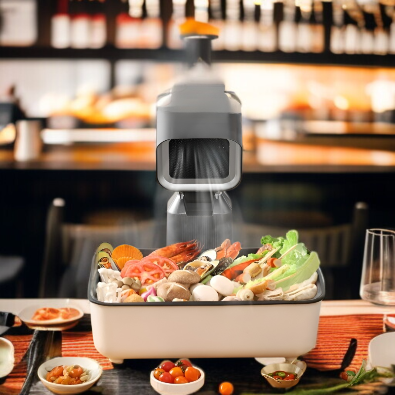 가정용 소형 레인지 후드 휴대용 대흡입 탁상용 레인지 후드