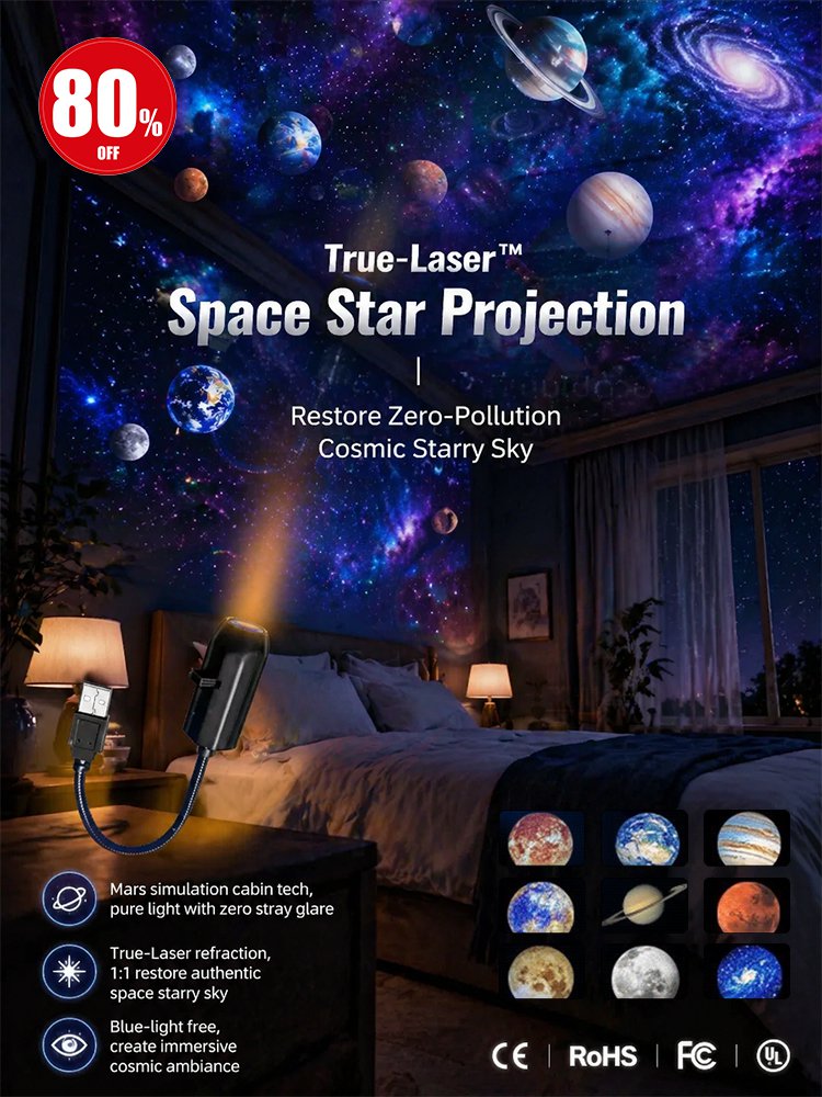 Ocean and Starry Sky Projection Lamp