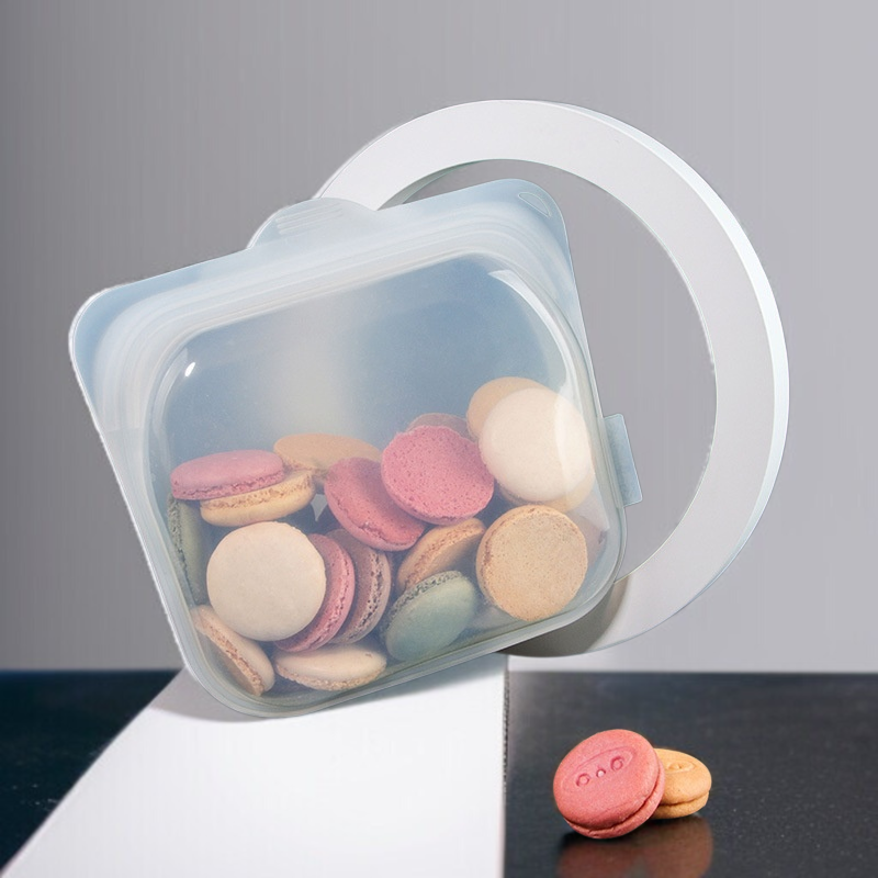 半透明保存袋食品シリコーン鮮度保持袋高温耐性保存袋食品シリコーン密封鮮度保持袋