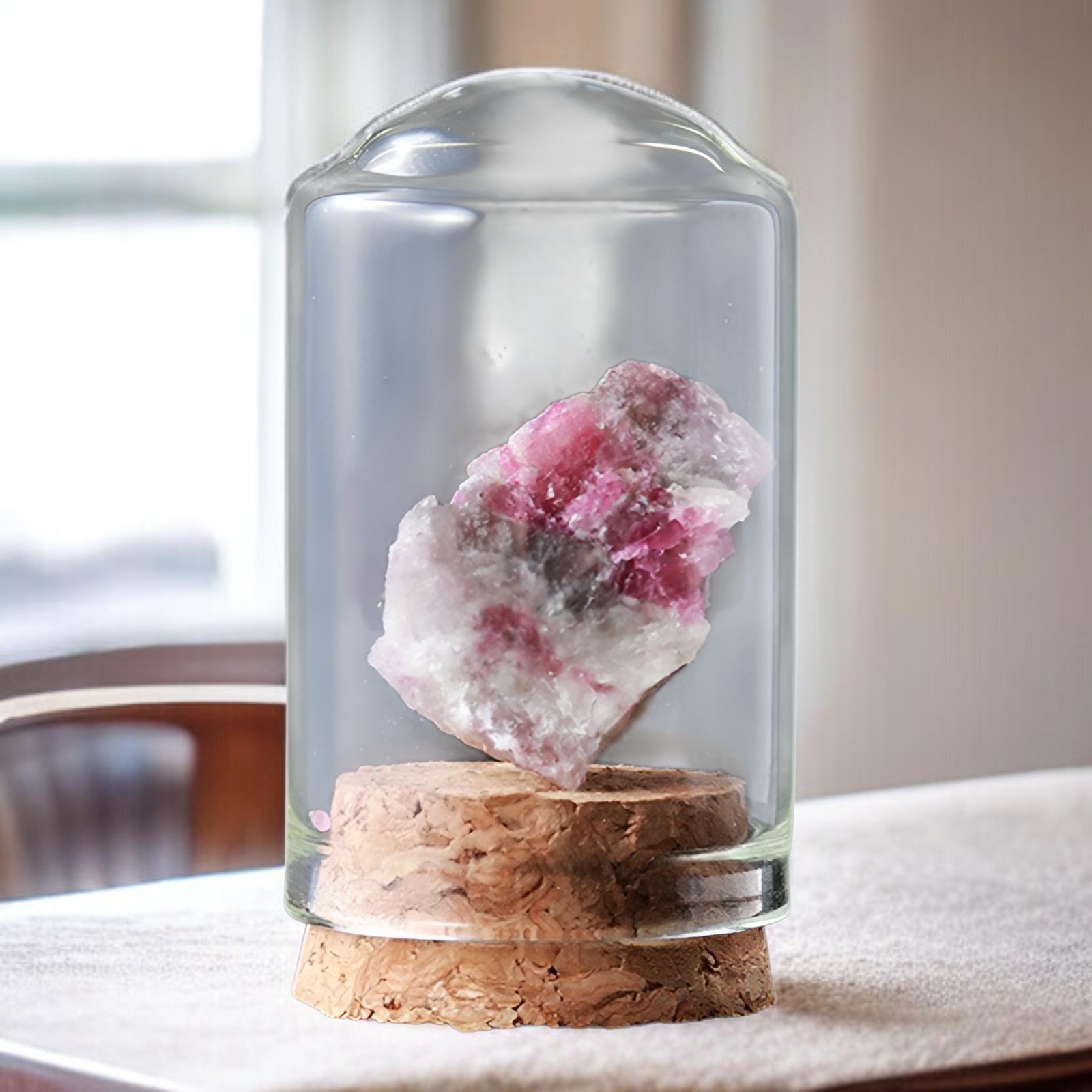 천연수정 원석 소원병 장식품