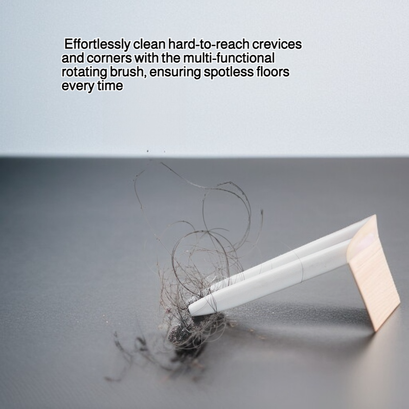 Multi-functional rotating crevice brush floor cleaner floor crevice brush rotating squeegee brush