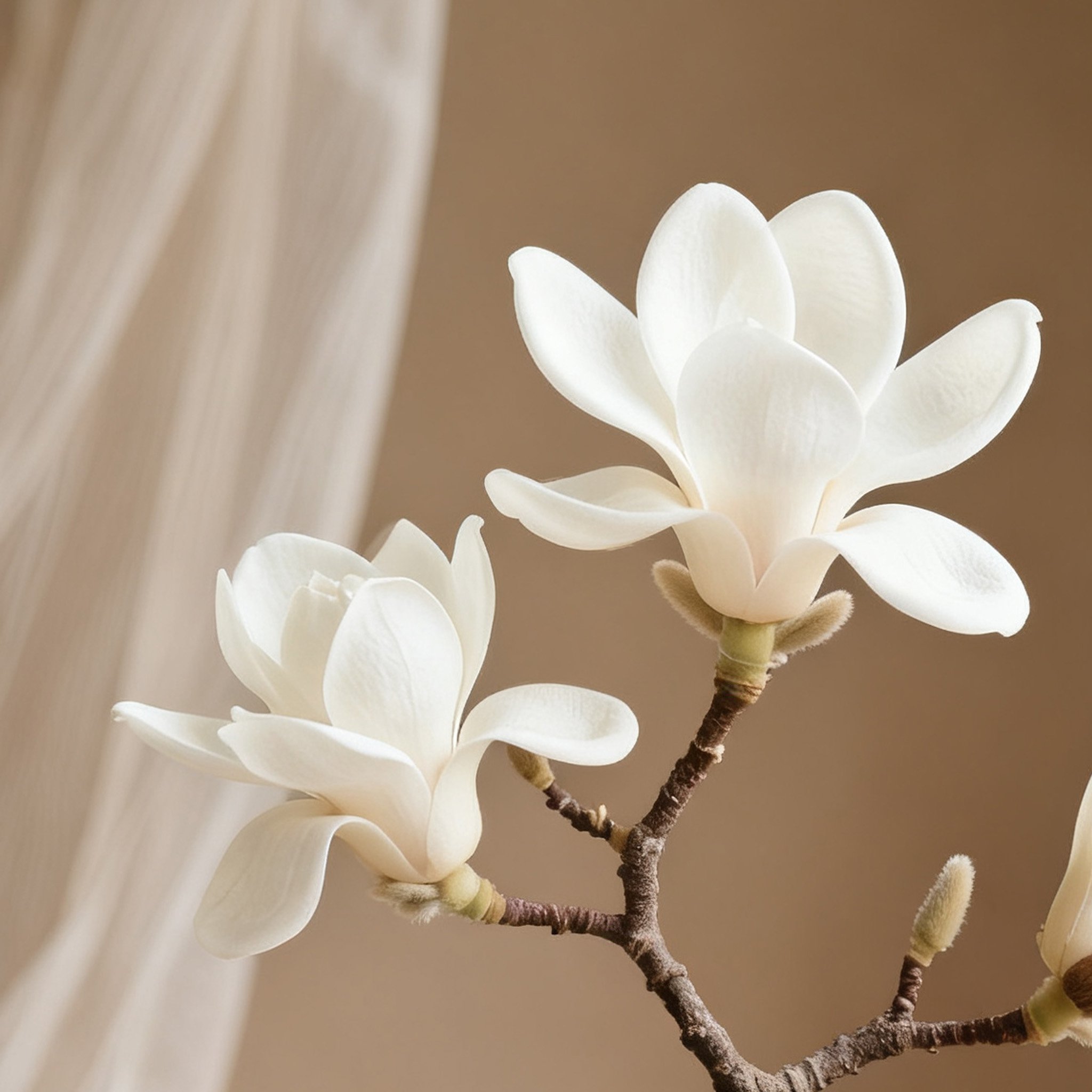 ต้นพุดซ้อนในกระถางพร้อมดอกสีขาวหอม