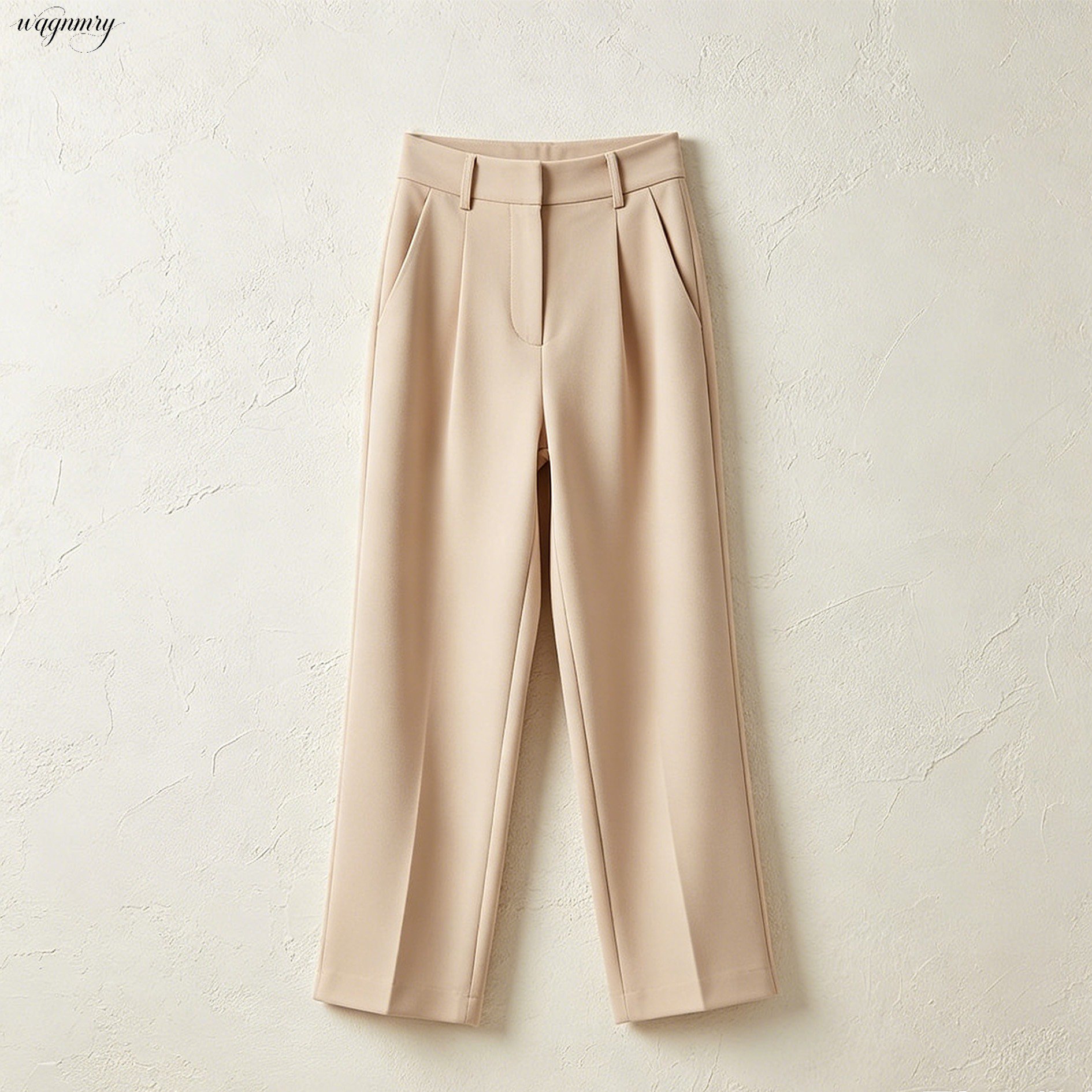 ストレートレッグスーツパンツの全体画像
