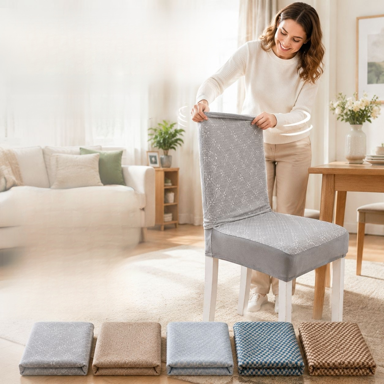 Comfortable Cooling Chair Cover for Home Dining