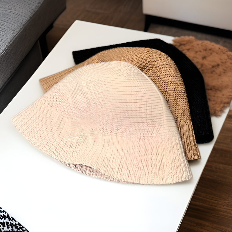 작은 얼굴 노출 통기성 얇은 버킷햇 여성용