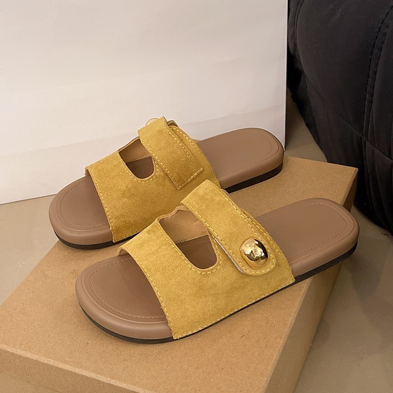 Casual Versatile Single Strap Slippers