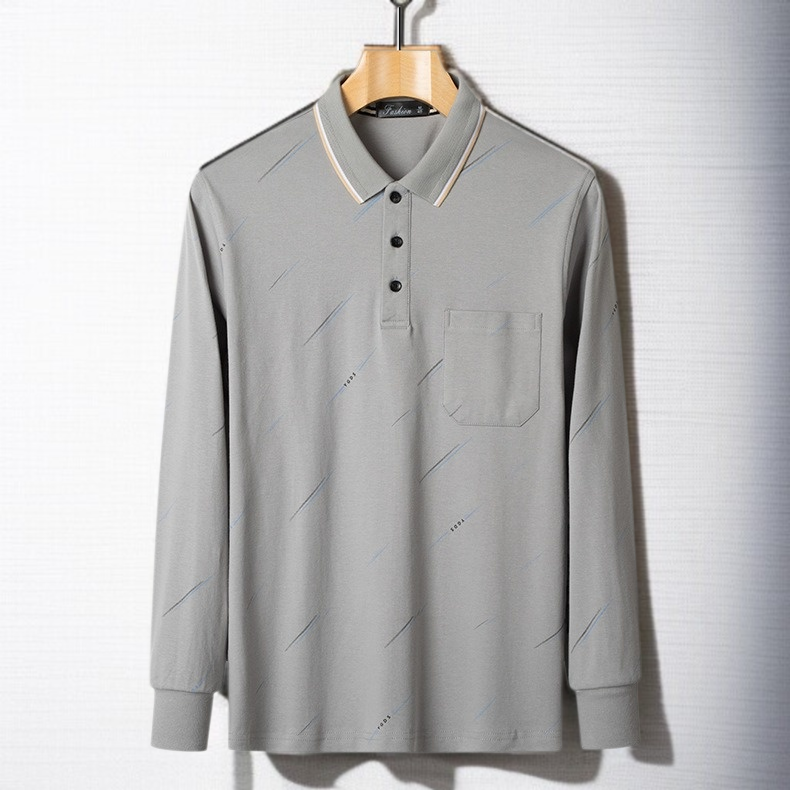 중장년 남성 레깅스 캐주얼 긴팔 티셔츠 남 순면 포켓 상의 봄가을 레깅스