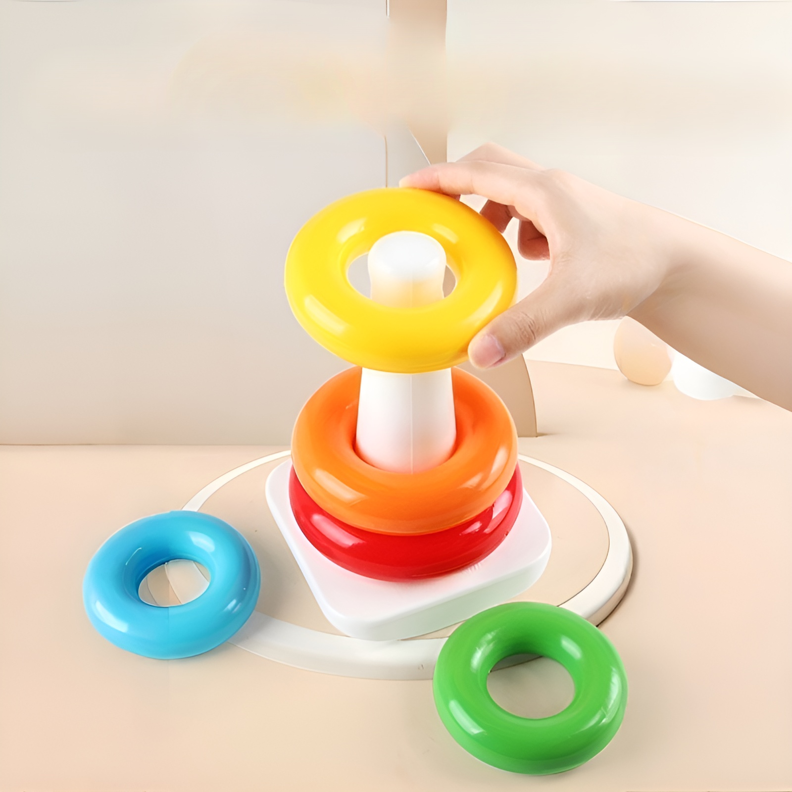 彩虹轉轉樂疊疊樂